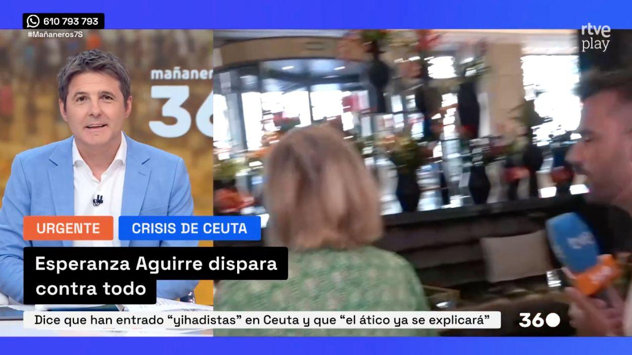 El presentador Jesús Cintora . Mañaneros 360
