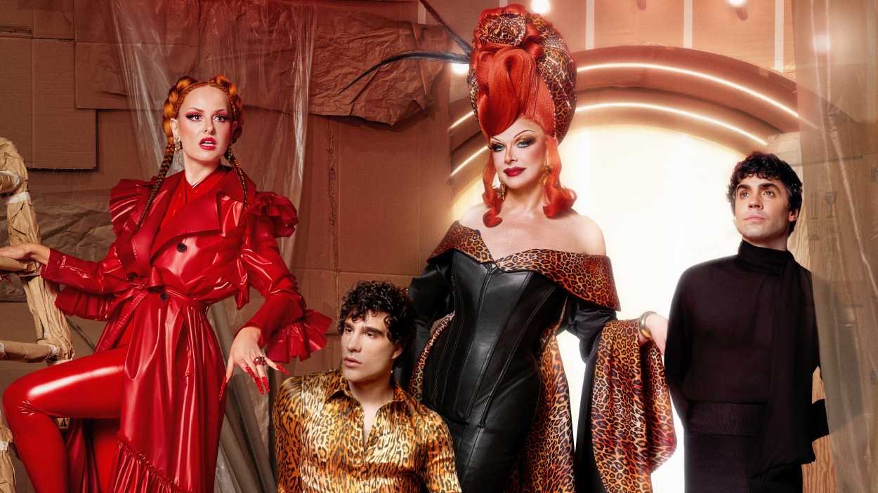 Ana Locking, Javier Calvo, Javier Ambrossi y Supremme De Luxe, jurado y presentadora de 'Drag Race España' (Atresplayer)