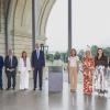De izquierda a derecha, David Chipperfield, Pedro Casares, Jordi Hereu, María José Sáenz de Buruaga, S.M. el Rey, Ana Botín, María José González Revuelta, Gema Igual y Daniel Vega Pérez de Arlucea. Foto: David S. Bustamante