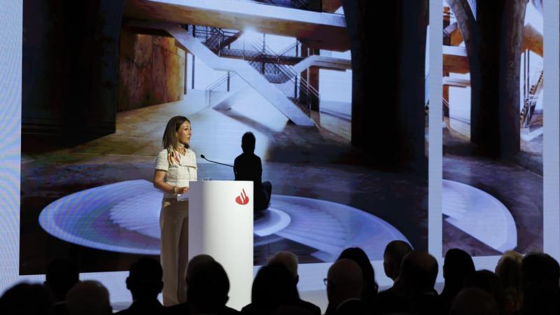 Ana Botín durante la inauguración de Faro Santander.Foto: David S. Bustamante. BANCO SANTANDER Ana Botín durante la inauguración de Faro Santander.Foto: David S. Bustamante. BANCO SANTANDER