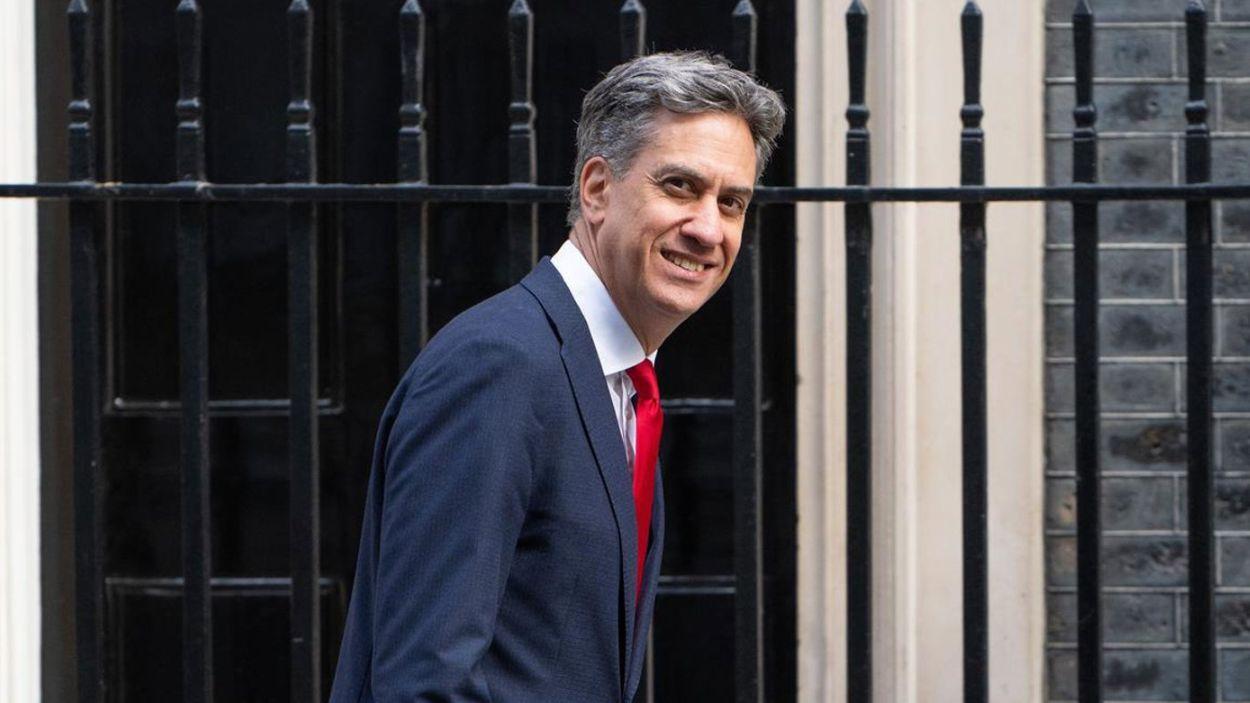 El ministro de Exteriores británico, Ed Miliband. EP