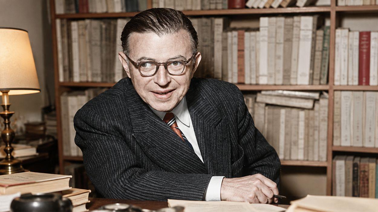 El filósofo Jea Paul Sartre.