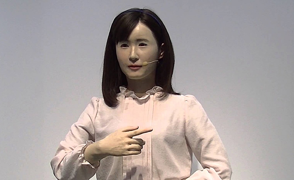 Los robot humanoides están cada vez más presentes en la vida cotidiana, en la imagen uno de los proyectos de Toshiba.