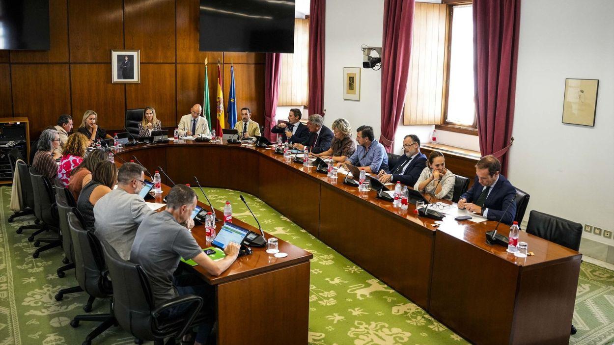 Reunión de la Junta de Portavoces del Parlamento andaluz / EP