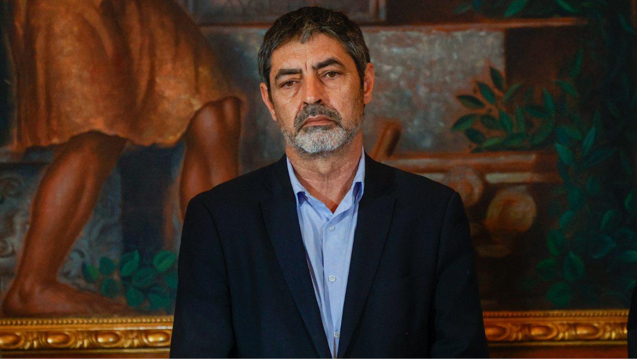 El director general de Mossos Josep Lluís Trapero, durante una reunión de la Junta Local de Seguridad de Barcelona, a 13 de febrero de 2026. Kike Rincón / EP