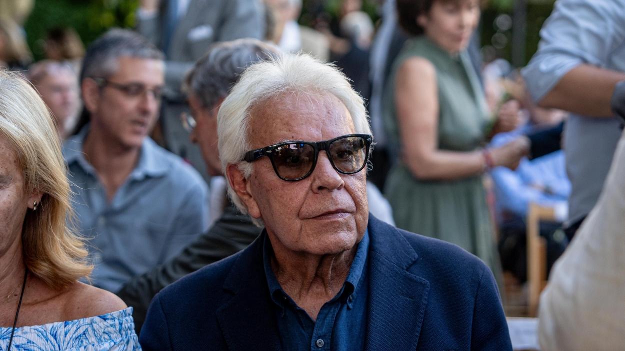 El expresidente del Gobierno, Felipe González, durante la celebración del acto de entrega de la VI edición del Premio Rojana 'Alfredo Pérez Rubalcaba'. EP.