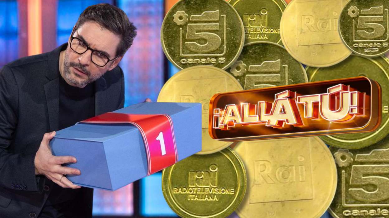 Juanra Bonet, presentador de 'Allá tú', y los ‘gettoni d’oro’