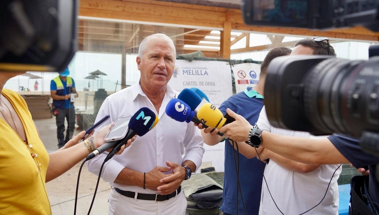 El vicepresidente primero del Gobierno de Melilla y secretario general del PP regional, Miguel Marín. EP