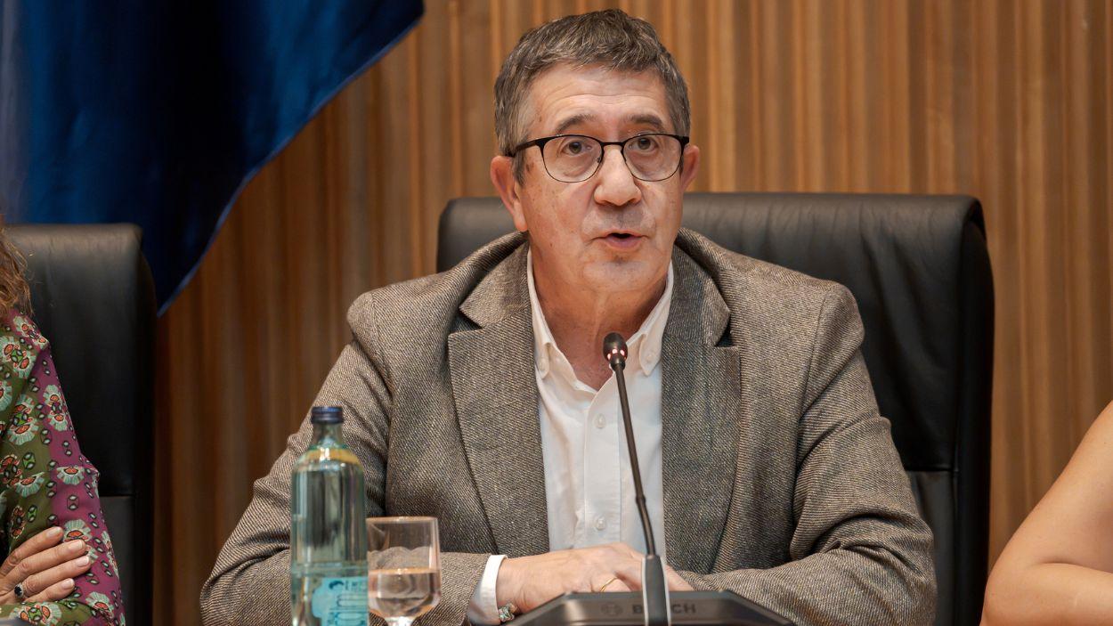 El portavoz del Grupo Socialista en el Congreso, Patxi López. EP