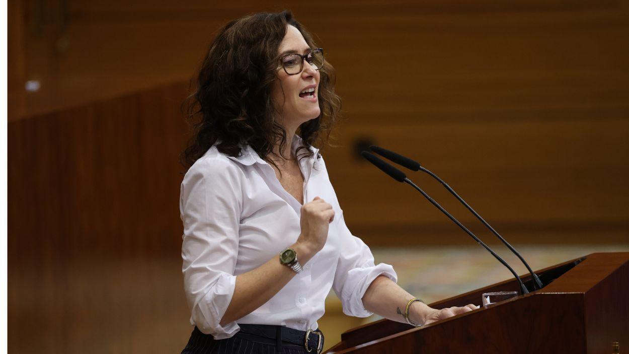 La presidenta de la Comunidad de Madrid, Isabel Díaz Ayuso. EP 3