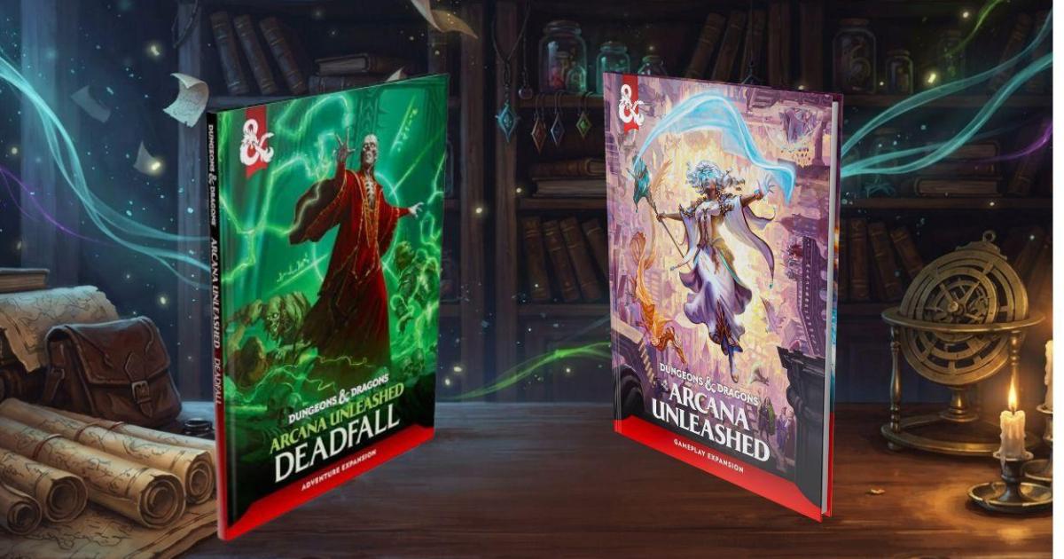 así son Arcana Unleashed y Deadfall, los dos libros que llegan el 15 de septiembre