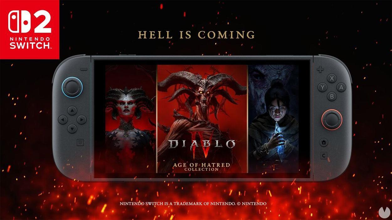 Diablo IV llegará completo en Switch 2
