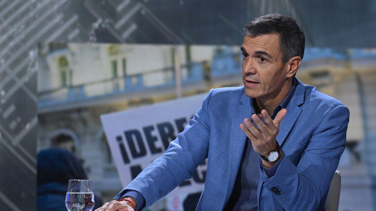 El presidente del Gobierno, Pedro Sánchez, en su entrevista en 'El Intermedio'. EP