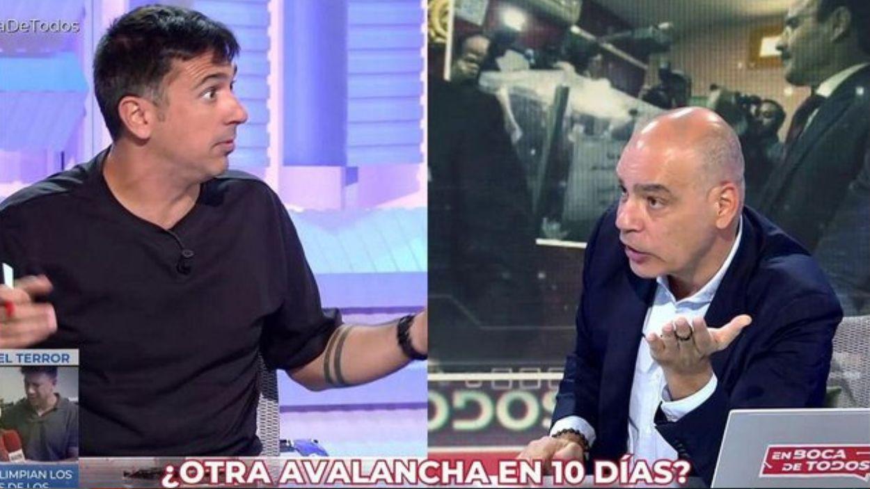 Ramón Espinar y Nacho Abad. Mediaset