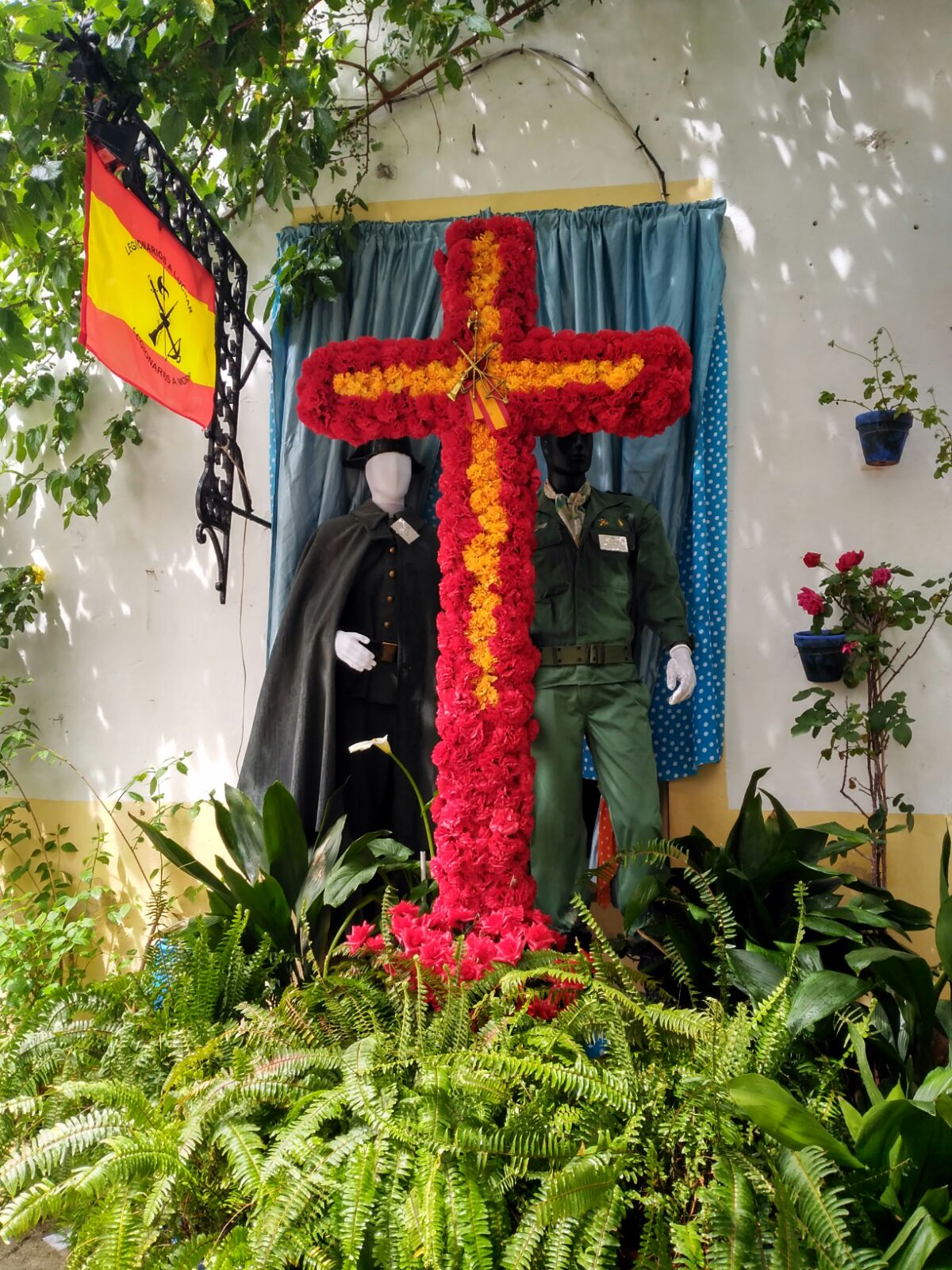 Imagen de el patio de la Legión en Córdoba el pasado 1 de mayo.