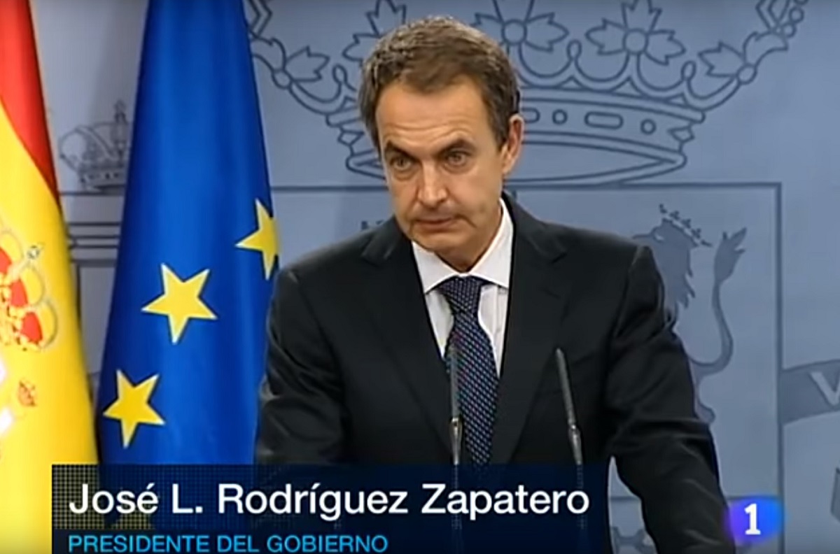El expresidente de España, José Luis Rodríguez Zapatero. 