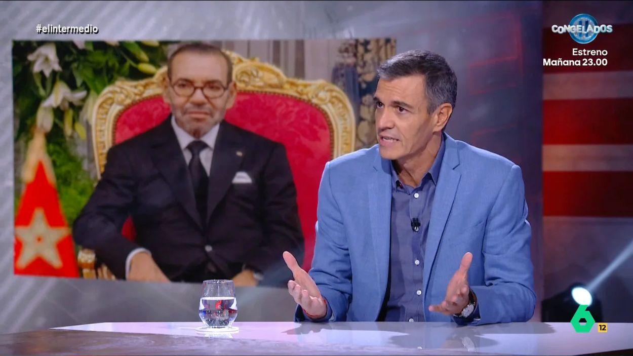 Pedro Sánchez en 'El Intermedio'. Atresmedia