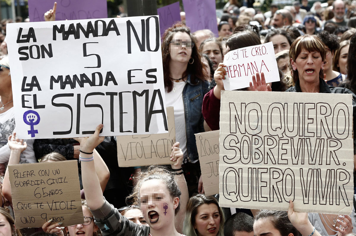 Protestas contra la sentencia del caso de 'La Manada'