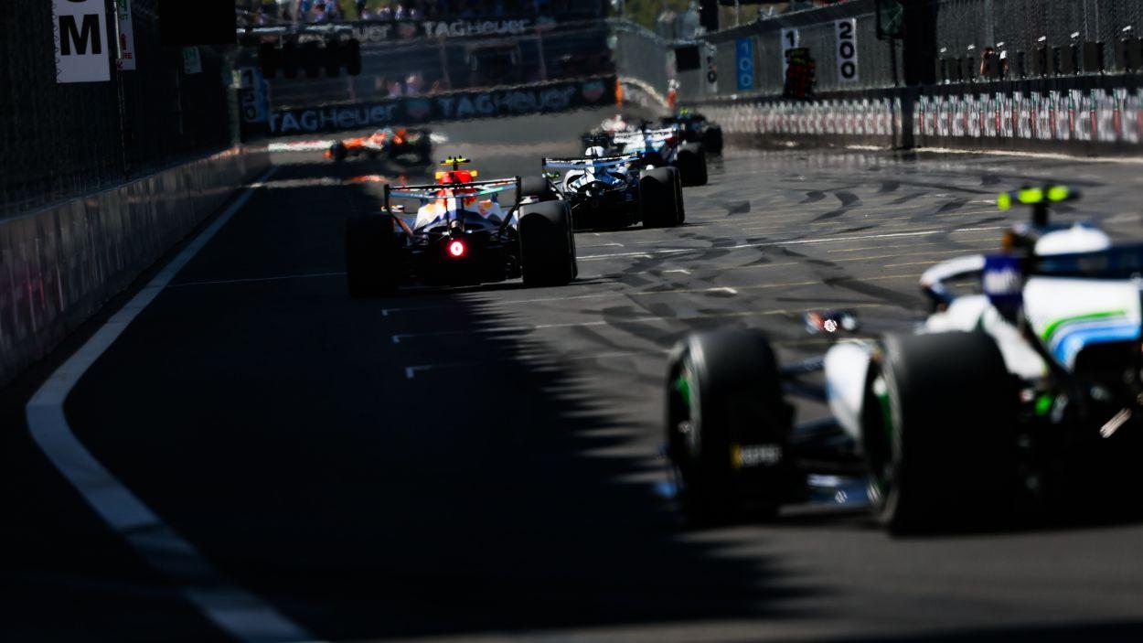 Imagen de recurso de coches de la Fórmula 1 durante el Gran Premio de Madring. EP.