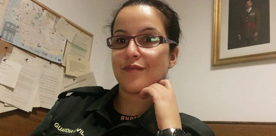 La agente Luisa María Flores
