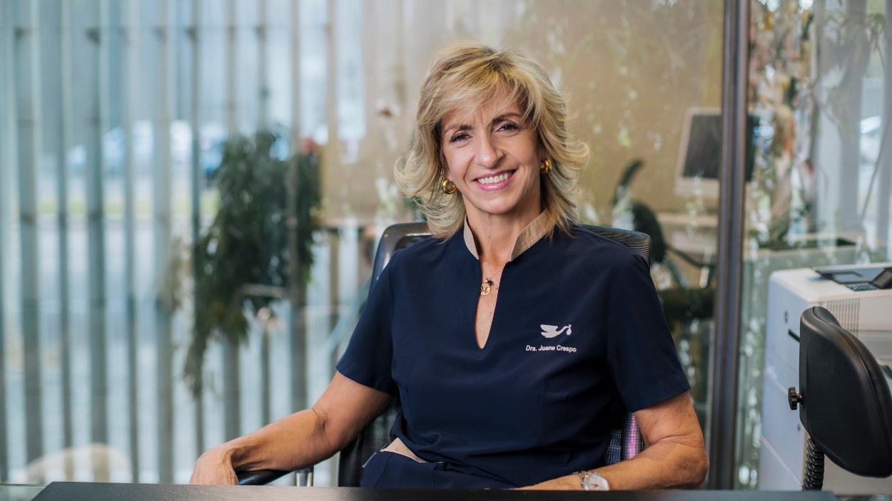La doctora en ginecología y reproducción asistida Juana Crespo. Imagen: Clínica Juana Crespo de Valencia.
