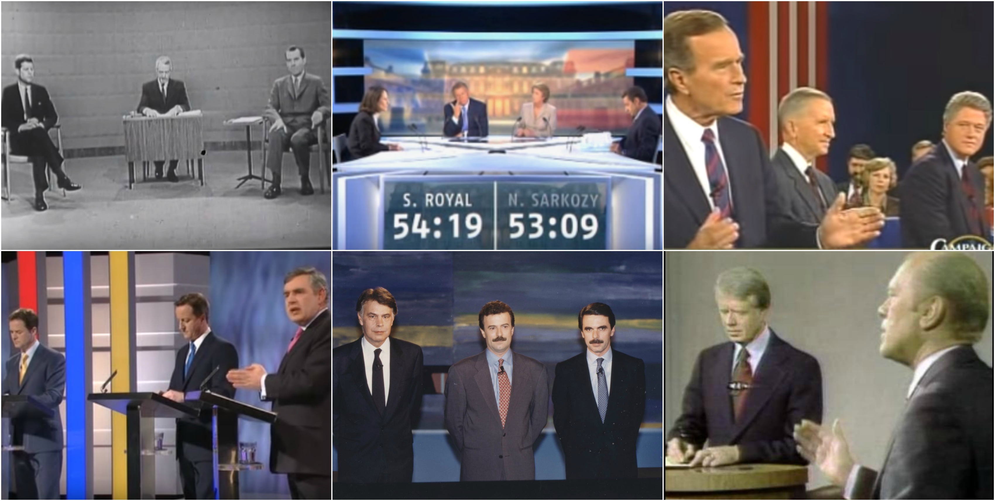 Nixon y Kennedy fueron los primeros. 7 debates para la historia