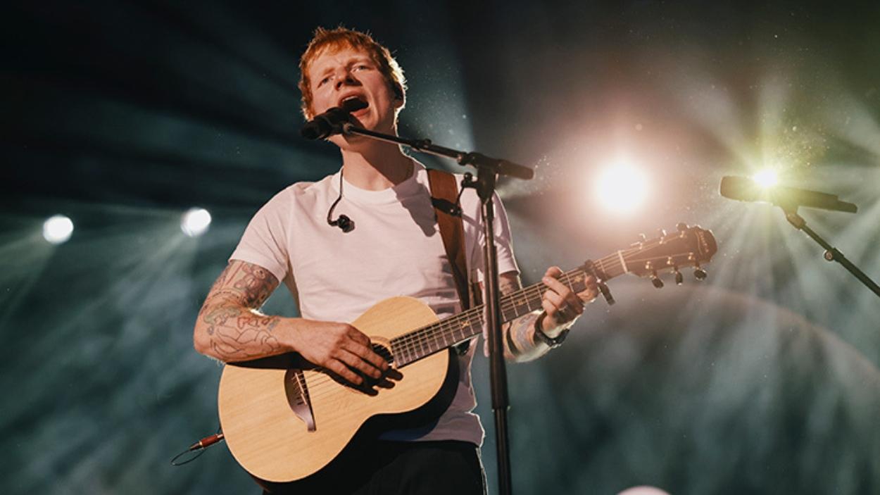 Foto de archivo concierto Ed Sheeran.