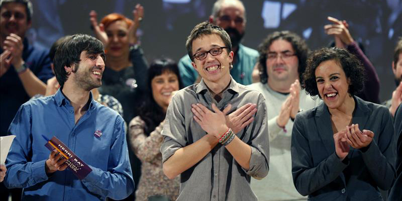 Íñigo Errejón, el candidato de Podemos a la Comunidad de Madrid para las elecciones de 2019. 