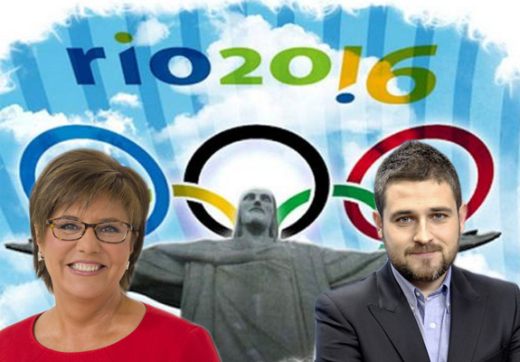 María Escario y Marc Martín, separados en TVE por los Juegos Olímpicos de Río 2016 y por cuitas antiguas.