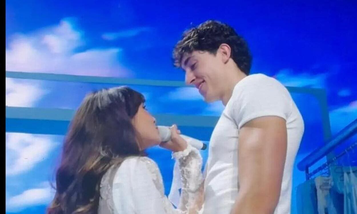 Aitana y Plex en el Movistar Arena de Madrid. INSTAGRAM