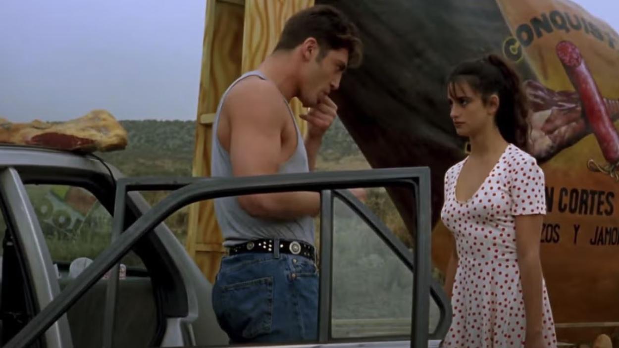 Javier Bardem y Penélope Cruz en 'Jamón, Jamón'