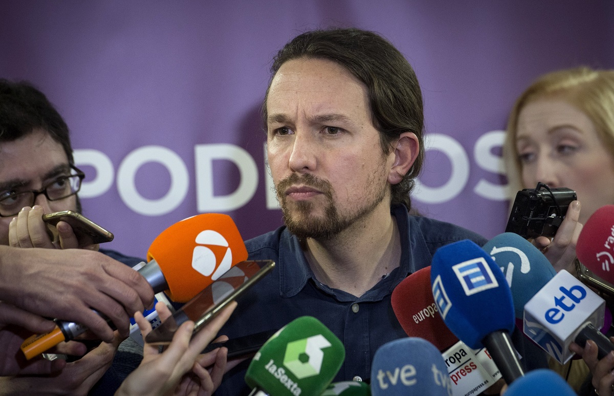 El líder de Podemos, Pablo Iglesias.