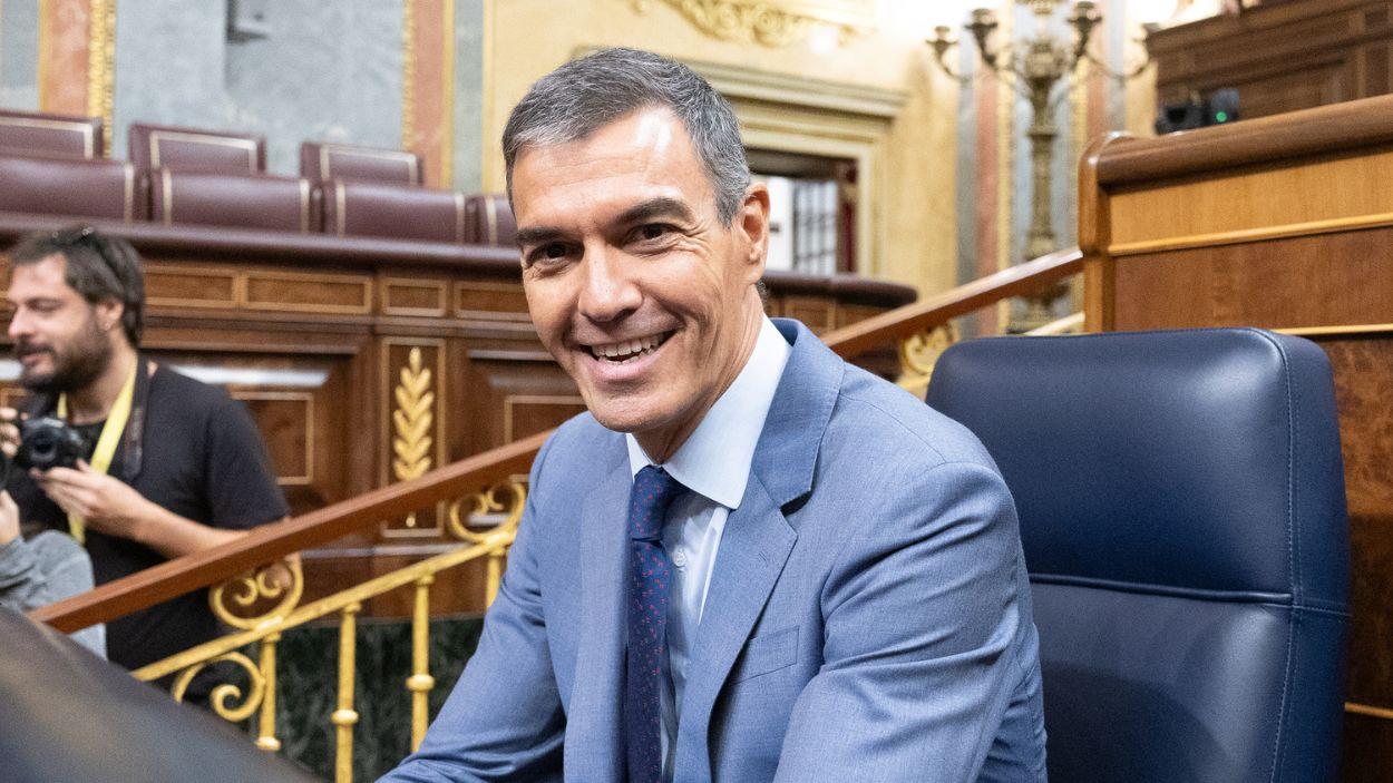 Pedro Sánchez en el Congreso. EP
