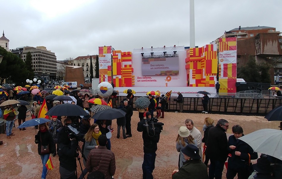 Manifestación Sociedad Civil Catalana Madrid Fuente elplural.com