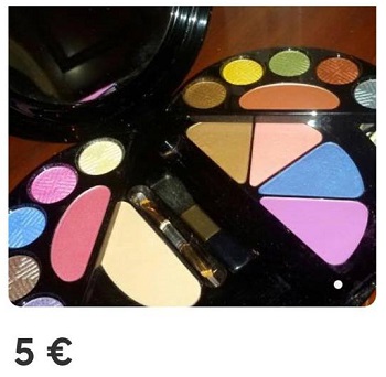 Set de maquillaje en Wallapuff Set de maquillaje en Wallapuff