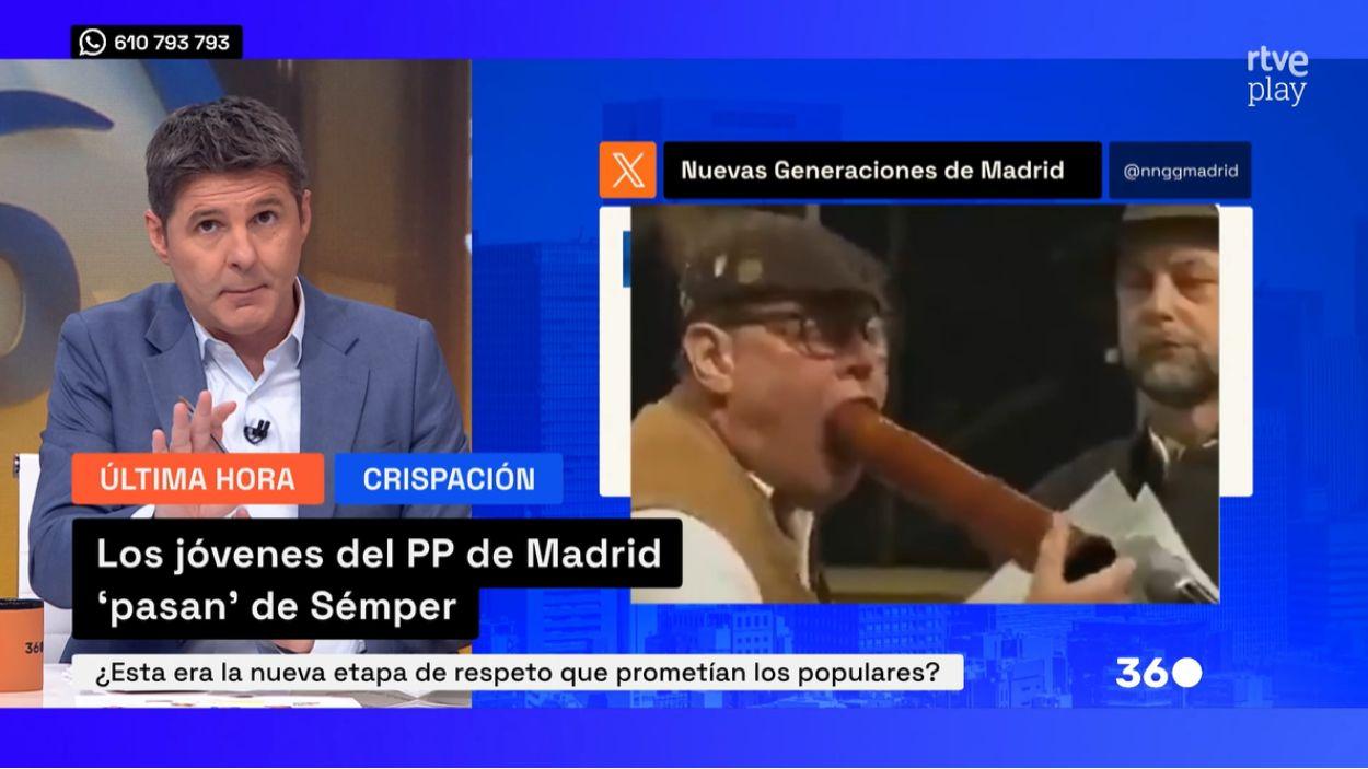 Jesús Cintora en 'Mañaneros 360'. RTVE. 