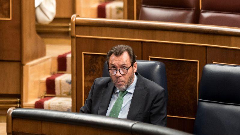 El ministro de Transportes y Movilidad Sostenible, Óscar Puente, durante una sesión de control al Gobierno, en el Congreso de los Diputados, a 16 de septiembre de 2026, en Madrid (España). EP,