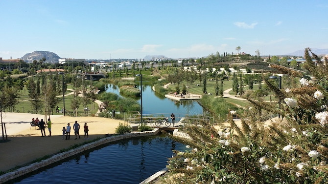 Parque de La Marjal en Alicante.