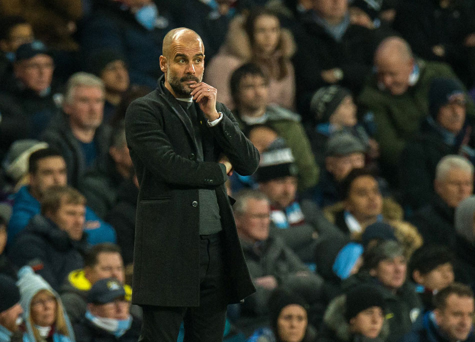 El entrenador de Manchester City Pep Guardiola