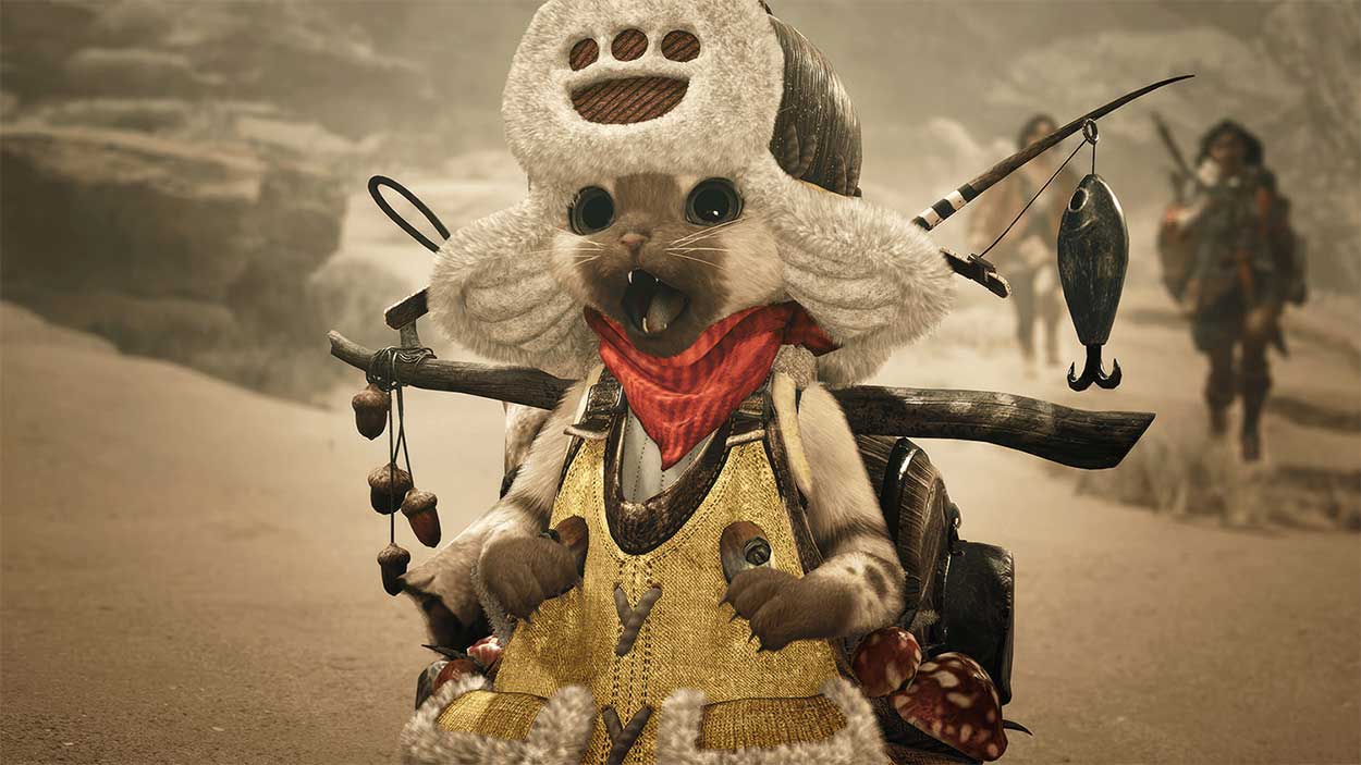 Palico en Monster Hunter Wilds