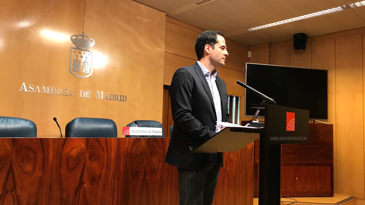 El líder de Ciudadanos en la Comunidad de Madrid, Ignacio Aguado