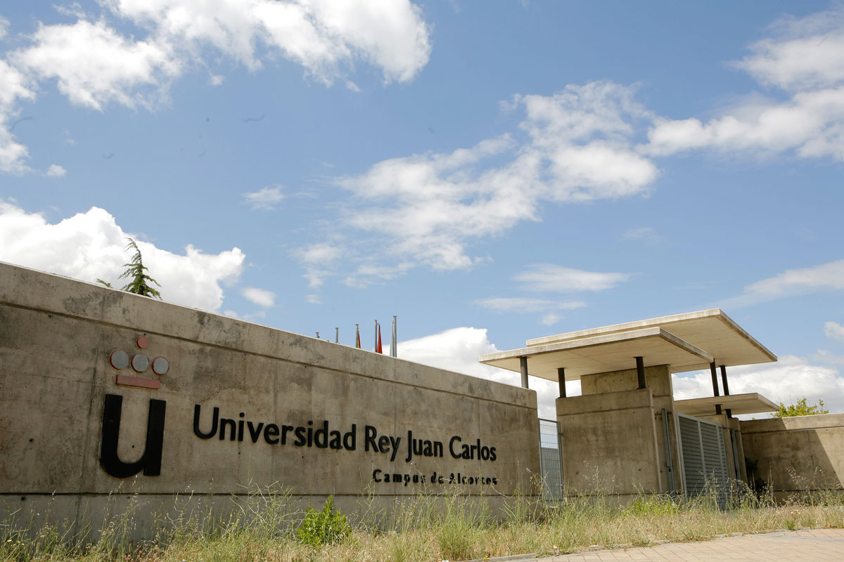 Entrada al campus de Alcorcón (Madrid) de la URJC