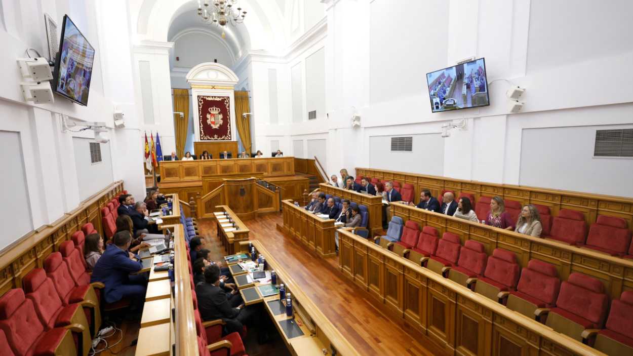 Imagen del Pleno de las Cortes de Castilla-La Mancha. EP.
