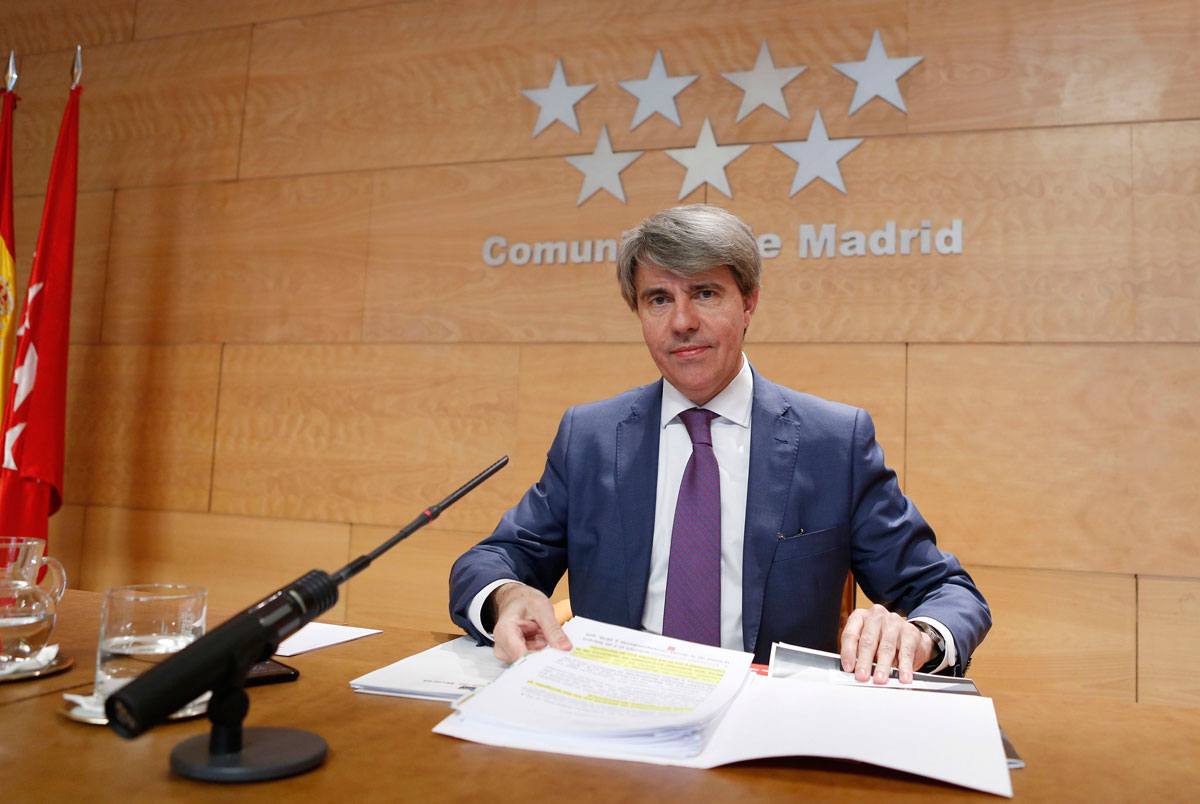 El presidente de la Comunidad de Madrid, Ángel Garrido