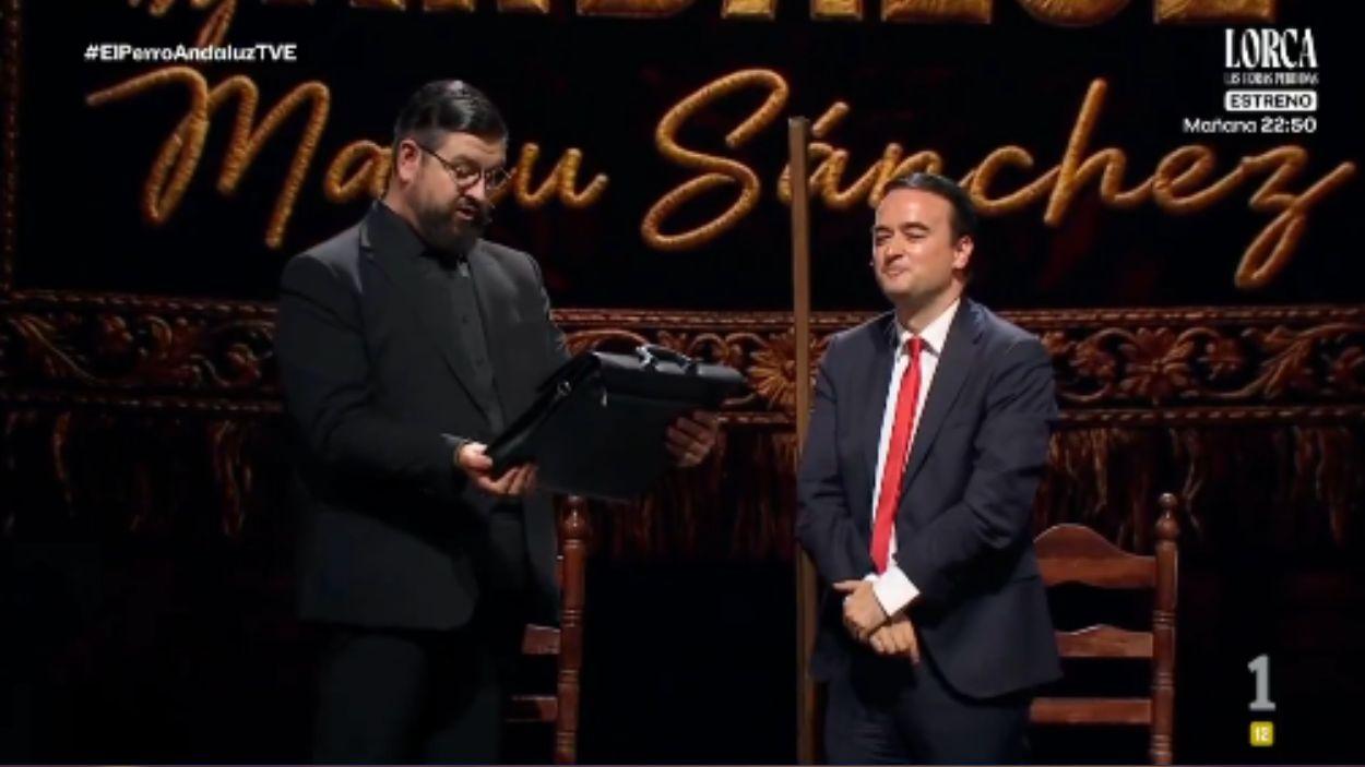 Manu Sánchez e Iván Redondo. TVE