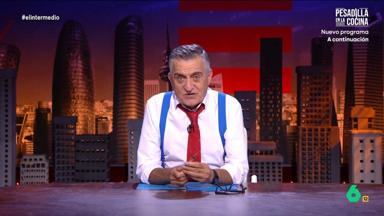 El Gran Wyoming en 'El Intermedio'. ATRESMEDIA. 
