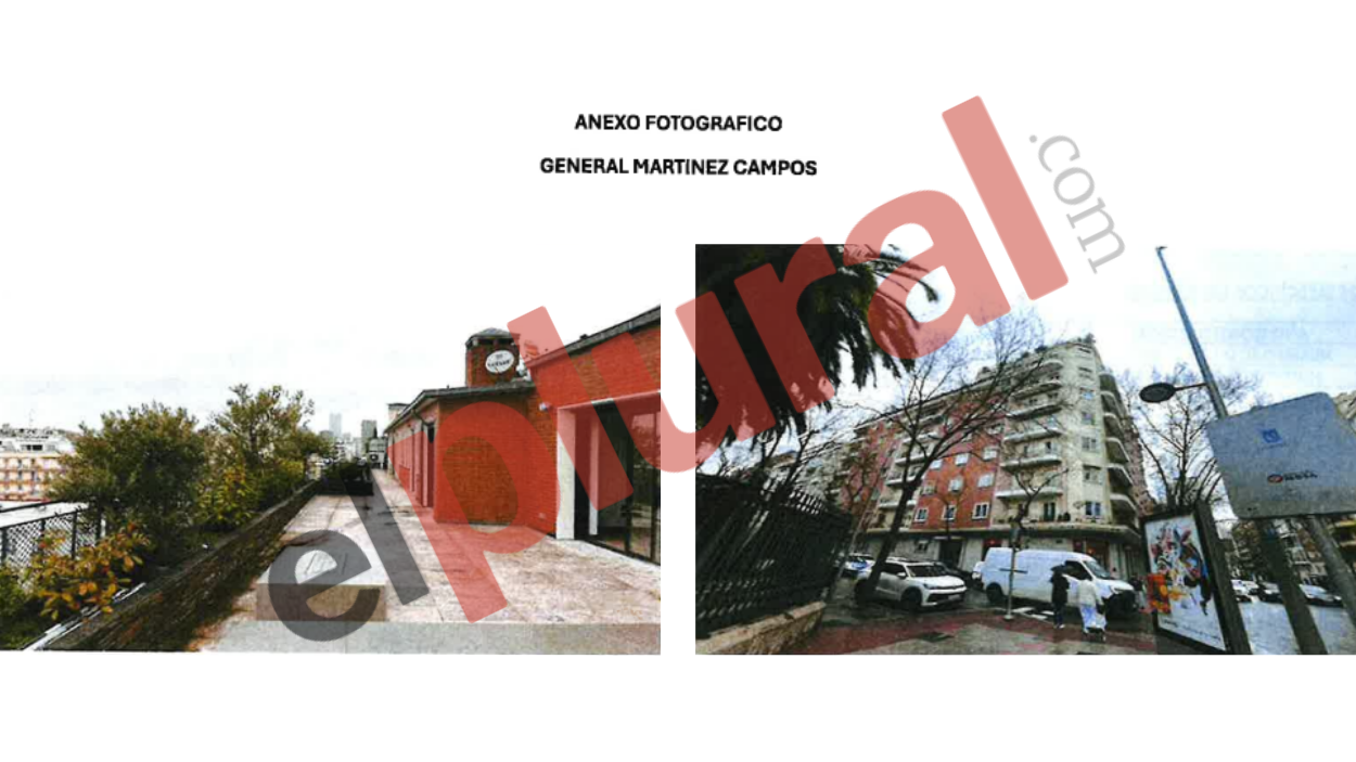 Imágenes del anexo fotográfico del expediente de subasta del ático de Chamberí. Planifica Madrid