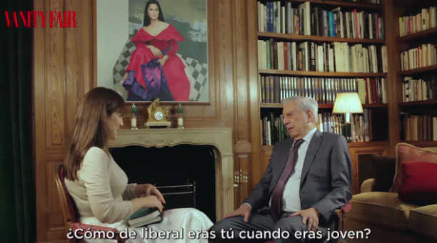 Captura entrevista Tamara Falcó a Mario Vargas Llosa