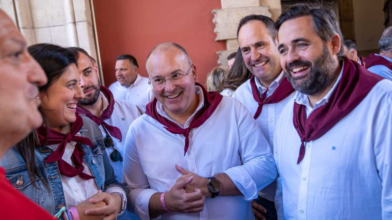 El secretario general del PP, Miguel Tellado, ha visitado Cuenca en las fiestas de San Mateo. EP.
