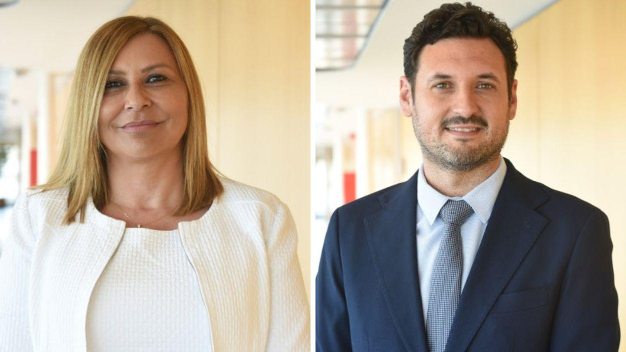 Los diputados provinciales del PP Ana María Molina y Roberto González Alonso
